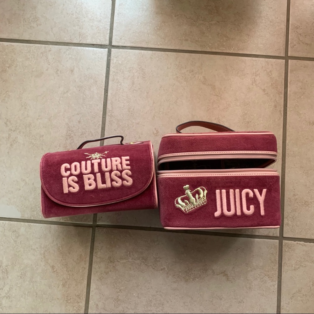 Velour Travel Organizer & Train Case